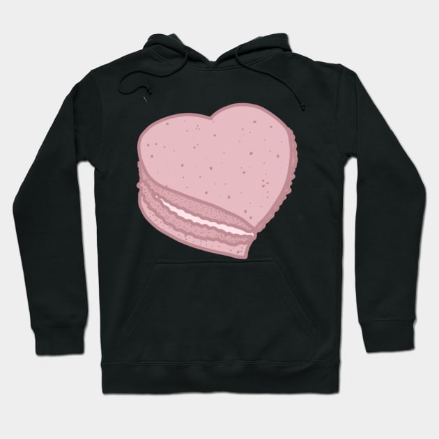 heart macaron Hoodie by Peachbaby_k 